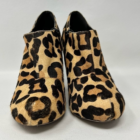 OFFICE LONDON Animal Print Fur Heel Booties Women’s Size 37 - Picture 7 of 12